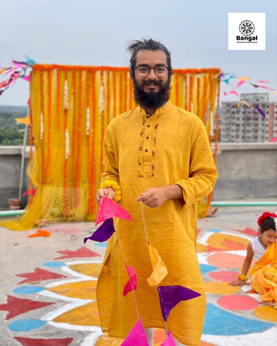 Andy cotton hand embroidered panjabi